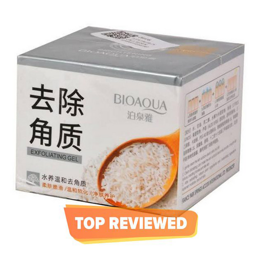 Bioaqua Brightening & Exfoliating Rice Gel Face Scrub 140g