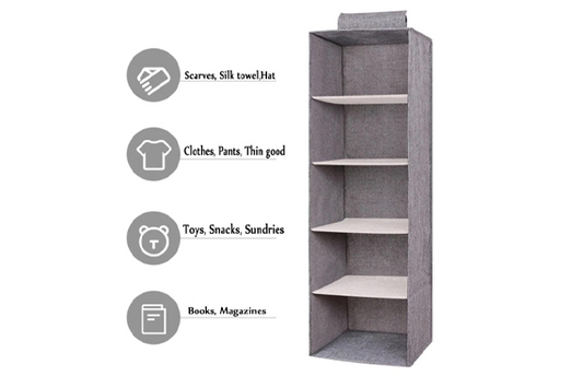 5 Layers Folding Closet Organizer