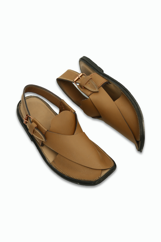 Peshawari Chic Sandal - Greenish Brown