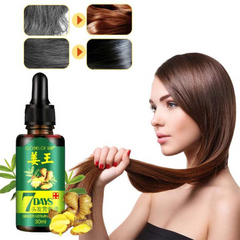 Ginger Germinal Oil Hair Nutrient Solution For Hair Growth Essence Liquid Fast Natural Hair Loss Treatment - 30ml