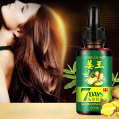 Ginger Germinal Oil Hair Nutrient Solution For Hair Growth Essence Liquid Fast Natural Hair Loss Treatment - 30ml