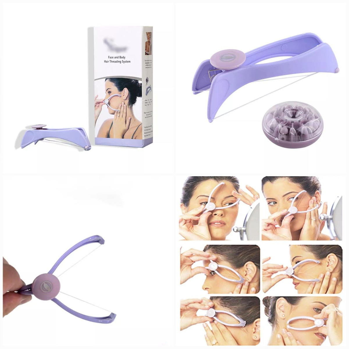 Slique Hair Remover, Hair Removal Tool, Threading Beauty Tool For Women