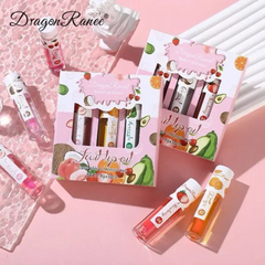 Dragon Ranee Lip Care Oil Natural Moisturizing Long Lasting Nourishing Lip Balm- 3 Pcs Set