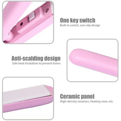 Mini Portable Hair Straightener (Random Color)