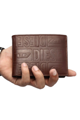 Bifold Diesel 100% Leather - Brown