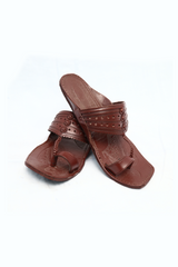 Kolhapuri Chappal - Brown