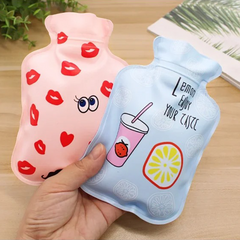 Mini Hot Water Bottle Warmer Perfect For Pain Relief (Random Design)