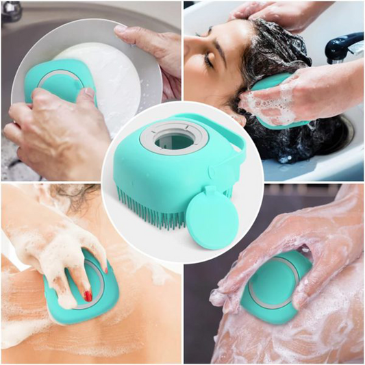 Soft Silicone Bath Brush (Random Color)