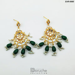 Gold Plated Kundan Earrings