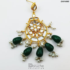 Gold Plated Kundan Earrings