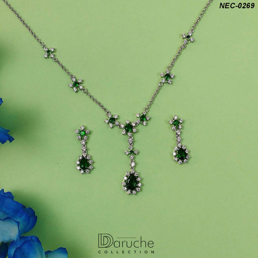 American Diamond Necklace Set