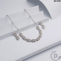 Classic Layer Zircon Stone Necklace Set