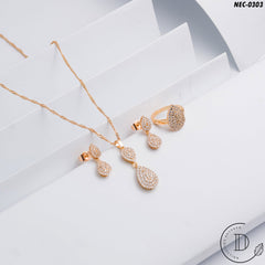 Stunning Gold Plated Necklace Set